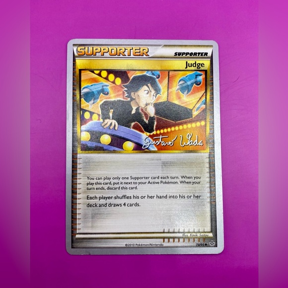 POKÉMON SUPPORTER JUDGE CARD; 78/95; RARE; Perfect Condition. - Picture 1 of 3